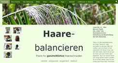 Desktop Screenshot of haare-balancieren.com